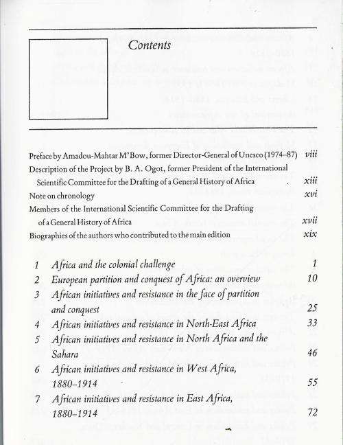 History & Politics - General History Of Africa. Vol VII. Africa Under ...